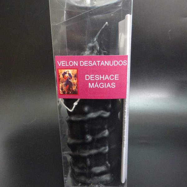 Velón Desatanudos Quita Magias. (NEGRO)